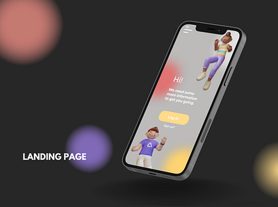 App landing page