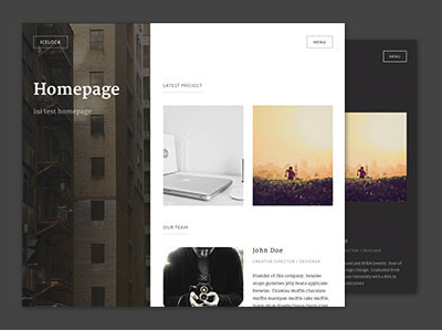 Icelock WordPress theme blog creative design icelock portfolio theme themeforest wordpress