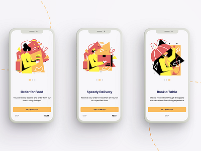 Onboarding restaurant app