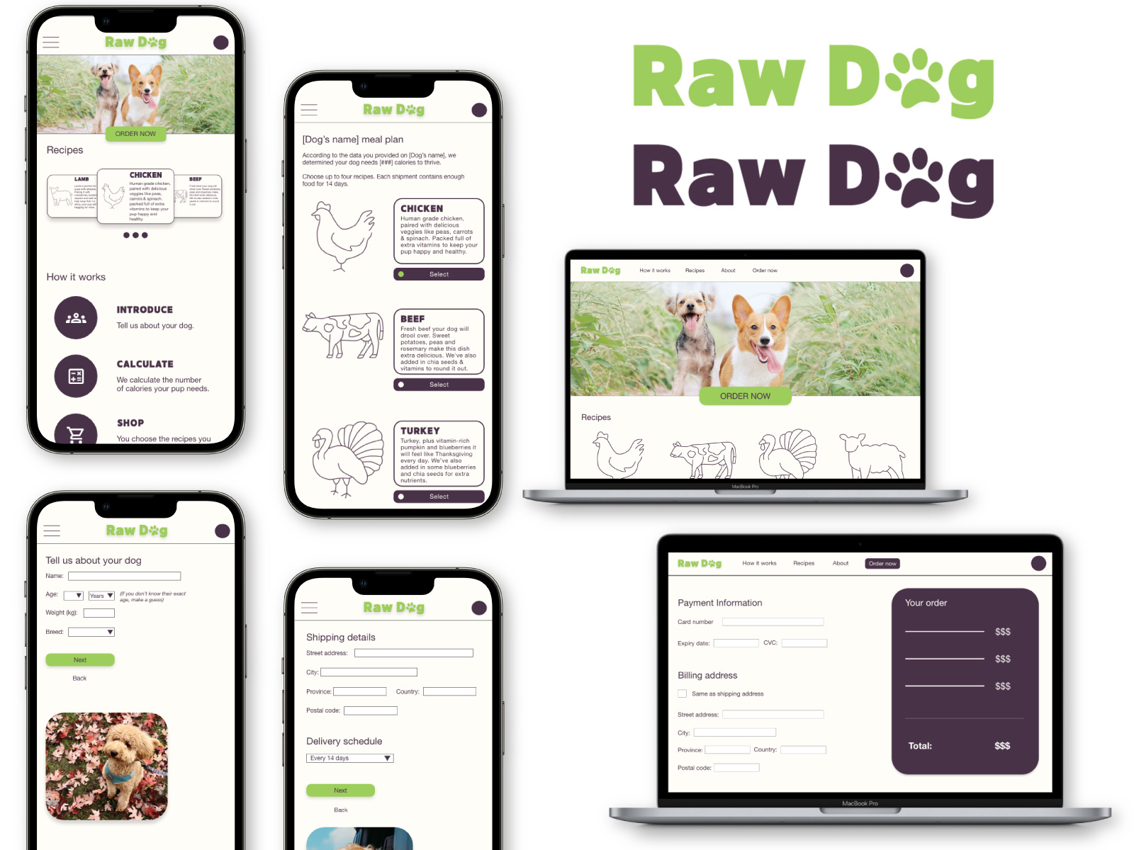 RawDog by Christine Holmes on Dribbble