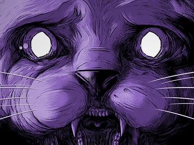 Pet Sematary Print cat cinema horror illustration matthew johnson movie poster movie print pet sematary poster print screen print stephen king