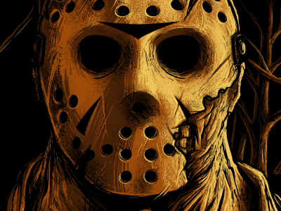 Friday the 13th WIP art friday the 13th horror illustration jason voorhees matthew johnson seventh.ink seventhfury wip