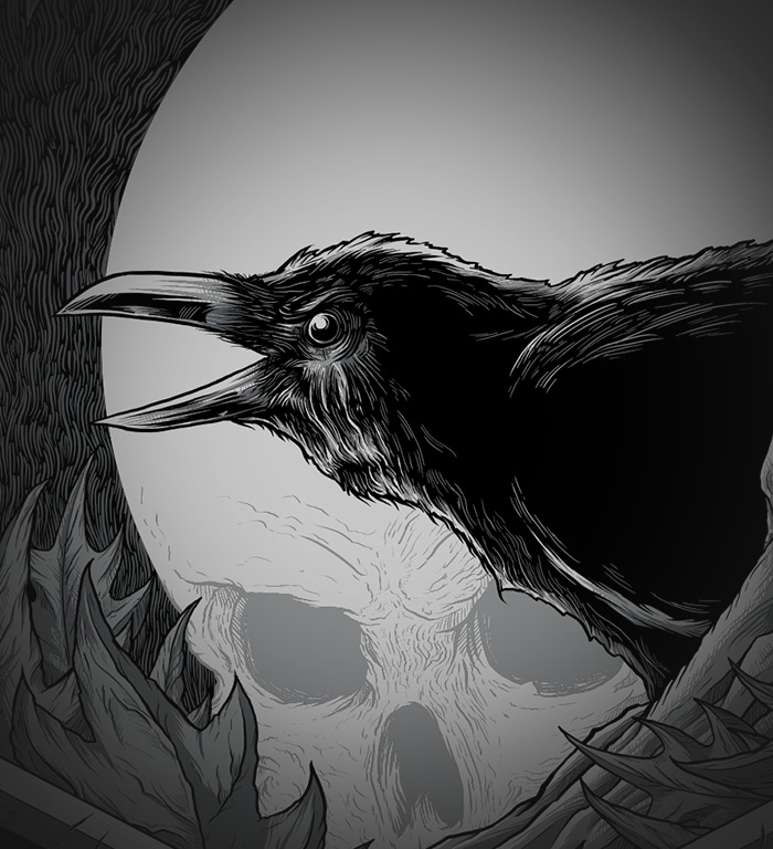 The ravens are the unique guardians. Raven Nevermore. Quoth the Raven Nevermore. Каркнул ворон невермор. Qouth the Raven "Nevermore".