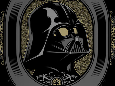 Imperial Stout Metallic Screen Print beer french paper imperial stout limited matthew johnson metallic parody pop culture print screen print seventhink star wars
