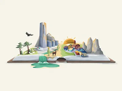 Chile book chile forest hiking icon illustration latin latina national pages park reading santiago southamerrica texture vector