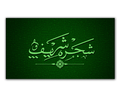 Title Shajra Design branding graphic design typography urdu