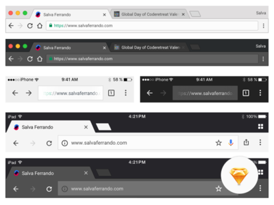 Chrome Browser UI
