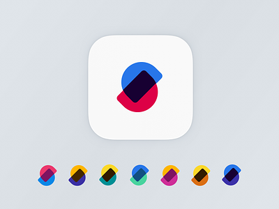 S App Icon color icon s shape