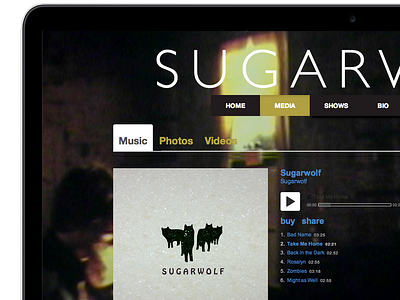 Sugarwolf website