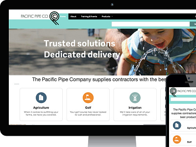 Pacific Pipe Company Responsive Website