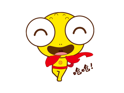 Golden toad dancing Yangko animation branding cartoon character illustration ip