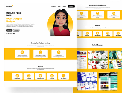 UX/UI Designer Portfolio app design portfolio ui ux website