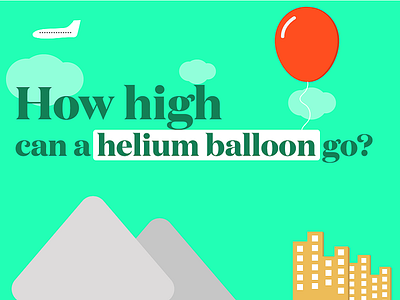 How high can a Helium Balloon fly?