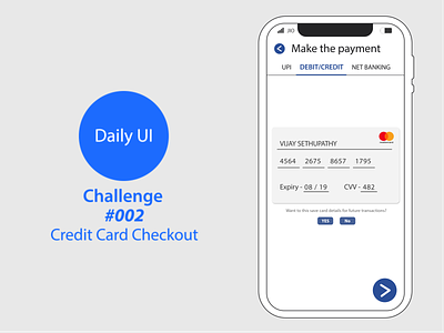 Credit Card Checkout - DailyUI Challenge #002 checkout page credit card checkout credit cards daily challange payment ui design ux design