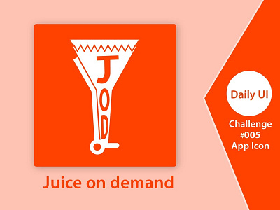 Daily UI Challenge - #005 - App Icon app icon branding fresh juice icon juice