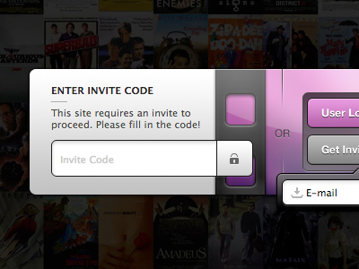 Enter Invite Code code email invite login movie user user login wordpress