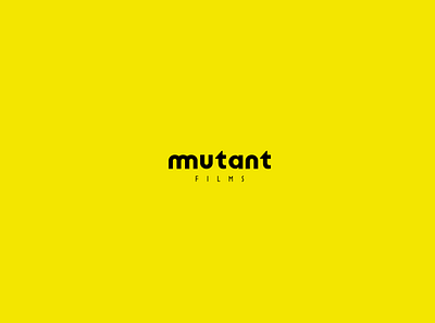 Mutant Films (concept) design graphic design illustration logo minimal vector