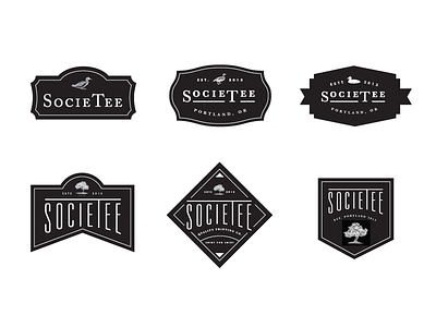 Societee Badges amber asay badge design logo logo explorations societee