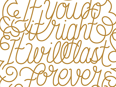 Lettering quote