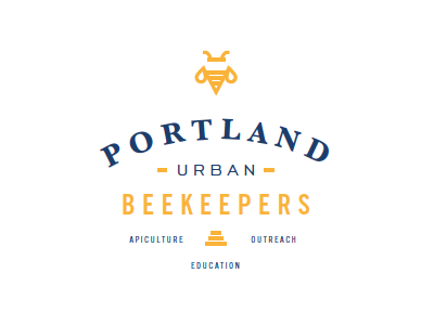 Beekeepers Logo Pt. 4 apiculture beekeepers logo portland typography urban