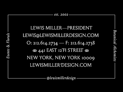 Typesetting business card ligatures type typesetting typography