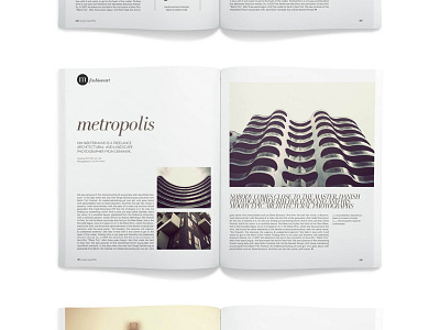 Muse Magazine architecture layout magazine publication