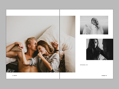 Lifestyle design editorial layout magazine photography publication spread