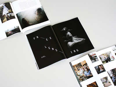 Mozi IRL editorial layout magazine photography portfolio publication typography