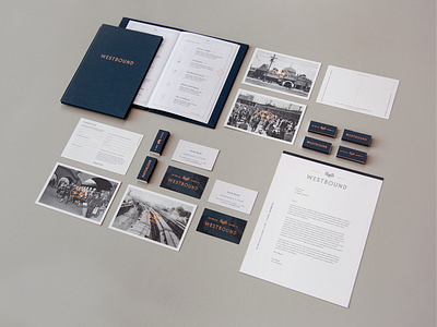 Westbound Collateral bar branding collateral print restaurant westbound