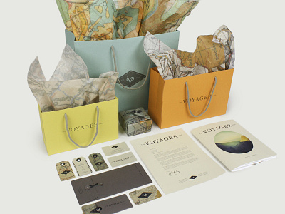 The Voyager Shop bags packaging project shop student voyager