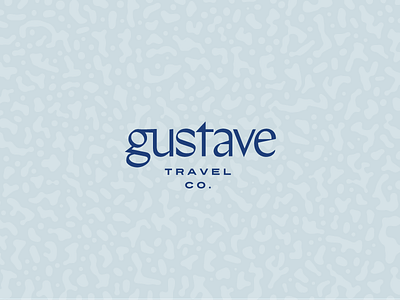 Travel blue company logo travel typography wordmark