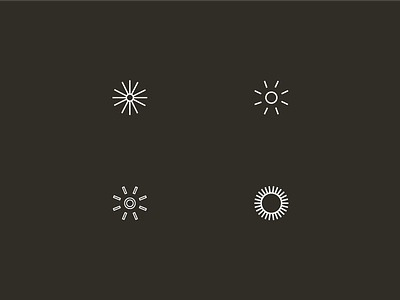 Suns brand identity branding geometric icon logo logo design mark shapes sun sunbeams sunburst sunrise