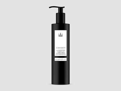 Hair Serum beauty black black white bottle bottle label bottle mockup hair care hair salon mockup packaging self care skincare