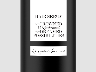 Packaging Type Close-up conditioner hair care hair serum layout packaging packaging design packaging mockup shampoo type daily typographer typography