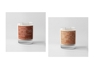 Anecdote Candles candles label design label mockup labeldesign layout packagedesign packaging packaging mockup rust typography velvet