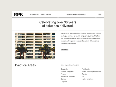RPB Website column site columns grid grid lines layout typography uiux webdesign website website banner website design