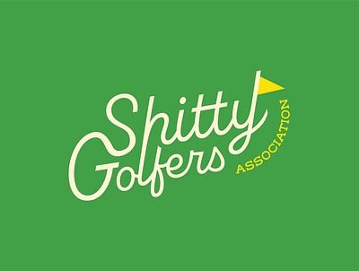 Shitty Golfers Association Logo brand design brand identity branding golf graphic design illustrator logo logo design visual identity