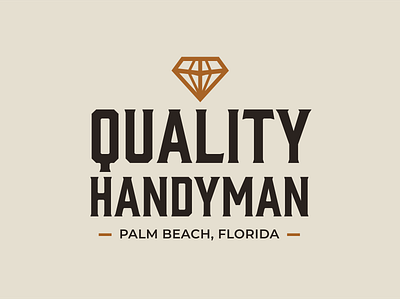 Quality Handyman Logo brand design brand identity branding design graphic design illustrator logo logo design