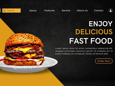 Web site design: landing page home page ui