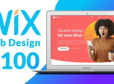 I will be your wix web designer branding design figma graphic design illustration logo ui ux vector web design