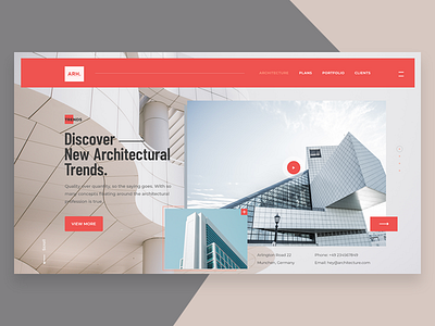 Concept design header landing page site ui ux web webpage website