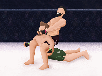 Dear Aircall, it is time to tap out. alternative blog comparison design fight flat design illustration photoshop sports stipple vector winner wrestling