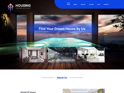 Real Estate Landing Page Design... branding graphic design typography ui ux uxui