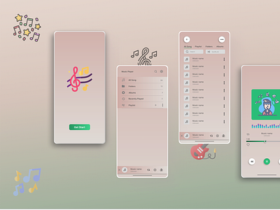 Music Player App Ui Design