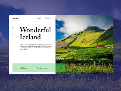 Travel far enough to meet yourself... design graphics home iceland image lansing lovely tourism travel ui ux web