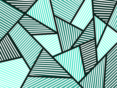 Geometric Pattern Doodling art artist concept design doodle geometric green illustration lines love pattern shades shape