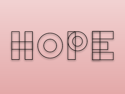 Lettering for Dribbble weekly warm up design doodle dribbble dribbble best shot flat hope illustration playoff text textures type typeface typo typogaphy weekly weekly challenge weekly ui weekly warm-up