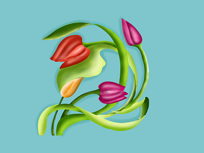 Flowers art branding cartoon design doodle flower illustration ipad lilly love sketch ui ux vector web