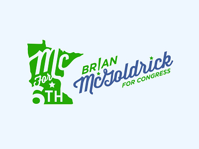 2012 Brian McGoldrick Campaign Logo branding campaign logo