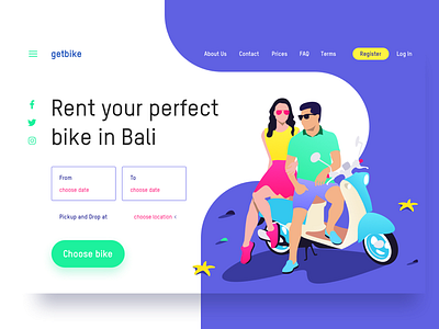 🛵 getbike.io – motorbike rental service on Bali ☀️